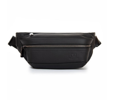 Сумка Шкіряна Чоловіча На пояс BRETTON 9338-20 black
