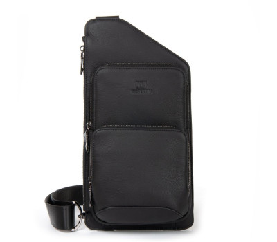 Сумка Чоловіча на плече шкіра BRETTON 9186-71A black