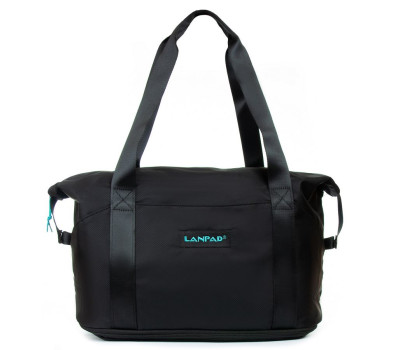 Сумка Чоловіча Дорожня нейлон Lanpad 20815 black