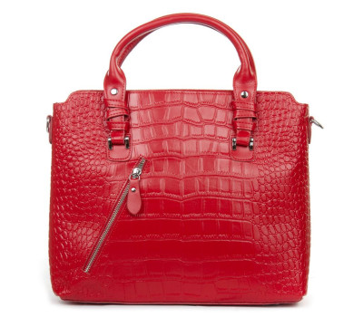 Сумка Шкіряна Жіноча Класична ALEX RAI 8640 red