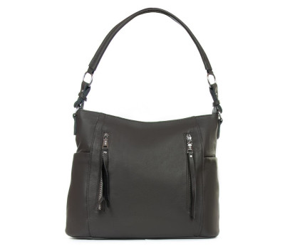 Сумка Шкіряна Жіноча Класична ALEX RAI 2031-9 grey