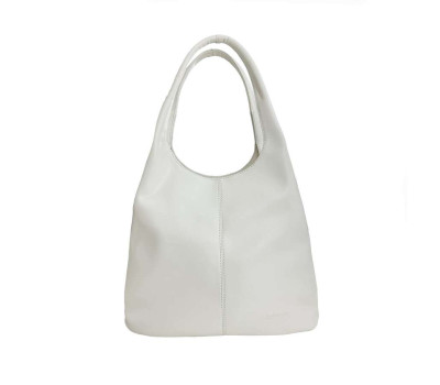 815 сумка екошкіра біла Lucherino