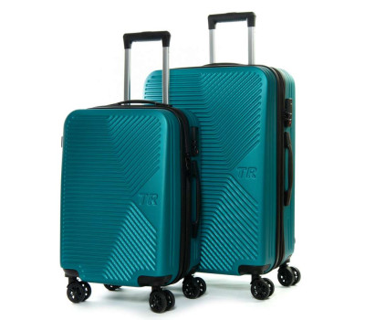 Дорожня Валіза 2/1 ABS-пластик FASHION 804 emerald