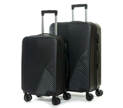 Дорожня Валіза 2/1 ABS-пластик FASHION 804 black