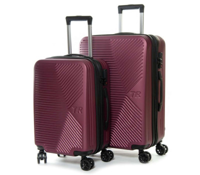 Дорожня Валіза 2/1 ABS-пластик FASHION 804 red