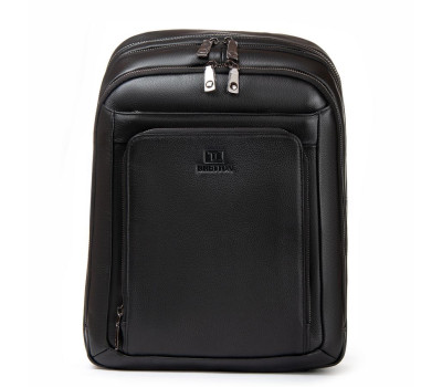 Рюкзак Шкіряний Міський BRETTON 1650-16 black