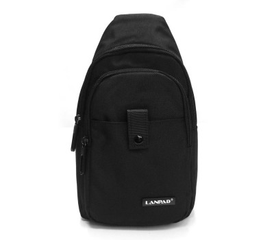 Сумка Чоловіча на плече нейлон Lanpad 63745 black