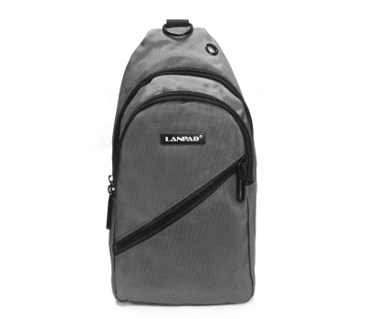 Сумка Чоловіча на плече нейлон Lanpad 82084 gray