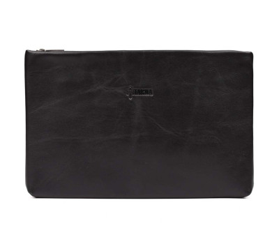 Шкіряний клатч для чоловіків TARWA GA-0019-4lx чорний з петлею на руку