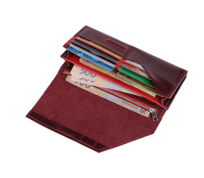 Портмоне Festa, бордо Grande Pelle 513161