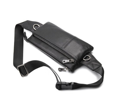 Тонка напоясний сумка з натуральної шкіри JD3017A бренду John McDee