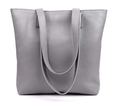 Жіноча сумка шоппер шкіра Алькор Limary lim-3440FJ сірий флотар