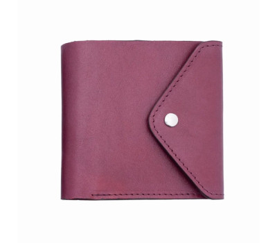 Чоловічий шкіряний портмоне бордовий Grande Pelle 546661