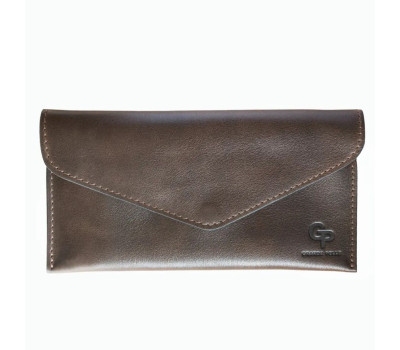 Шкіряний гаманець Grande Pelle 510420 коричневий