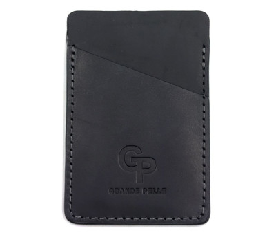 Кардхолдер Grande Pelle 95х60 мм шкіра крейзі хорс Grande Pelle 301110