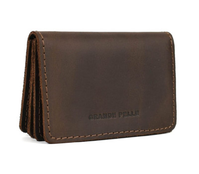 Обкладинка на права, техпаспорти, ID паспорта Grande Pelle 223120 Crazy Horse на 4 сторінки