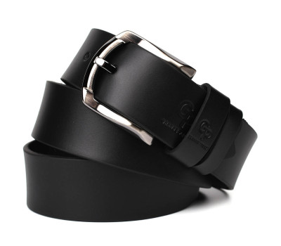 Шкіряний ремінь чорний 40мм Grande Pelle 410508800