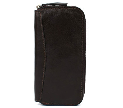 Шкіряний гаманець клатч на блискавці TARWA GX-711-3md