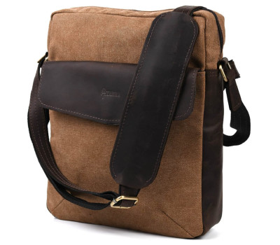 Мужская сумка из канваса через плечо TARWA RCc-1810-4lx