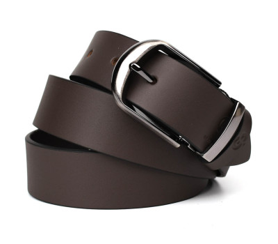 Шкіряний ремінь коричневий 35мм Grande Pelle 313512861