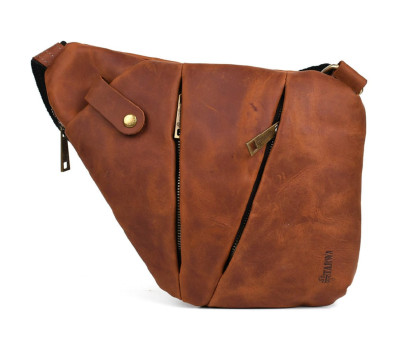 Чоловіча сумка слінг через плече TARWA RB-6402-3md крейзі хорс