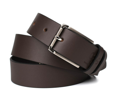 Шкіряний ремінь коричневий 35мм Grande Pelle 313012500