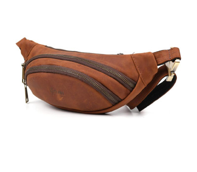 Шкіряна сумка бананка кінська шкіра TARWA RB-2406-3md