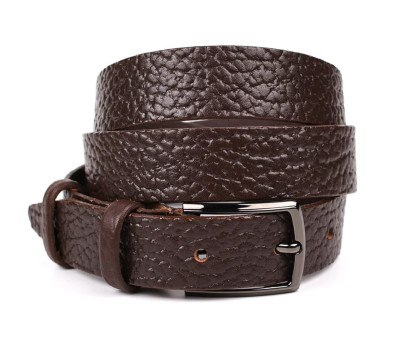 Коричневий шкіряний ремінь флотар TARWA A53062-04 ширина 30мм