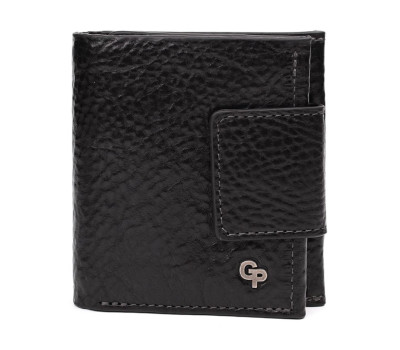 Невелике чоловіче шкіряне портмоне Grande Pelle 502410 чорне