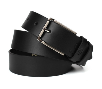 Шкіряний ремінь чорний 35мм Grande Pelle 310012500