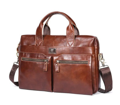 Шкіряна сумка чоловіча Bull GW0560B для ноутбука та документів