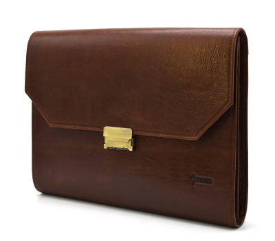 Шкіряна папка А4 на три відділення з петлею для руки TARWA GB-7101-4lx