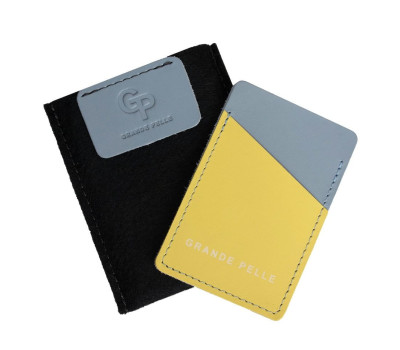 Кардхолдер Grande Pelle 95х60 мм шкіра кайзер