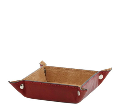Ексклюзивний шкіряний лоток для дрібниць велика модель Tuscany TL141271