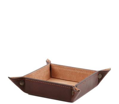 Tuscany TL141271 - Ексклюзивний шкіряний лоток для дрібниць велика модель