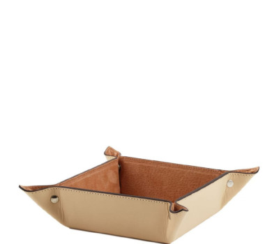 Tuscany TL141271 - Ексклюзивний шкіряний лоток для дрібниць велика модель