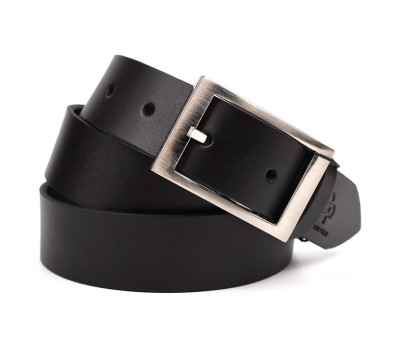 Шкіряний ремінь Labbro 310203141, чорний 35мм Grande Pelle