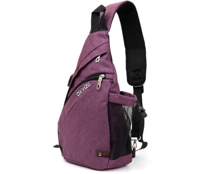 Сумка унісекс через плече смарт текстильна Vintage 20552 Малинова