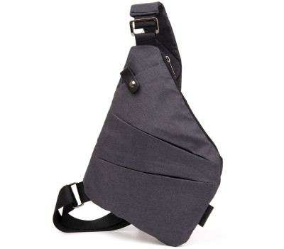 Сумка слінг нейлонова Vintage 20558 Сіра