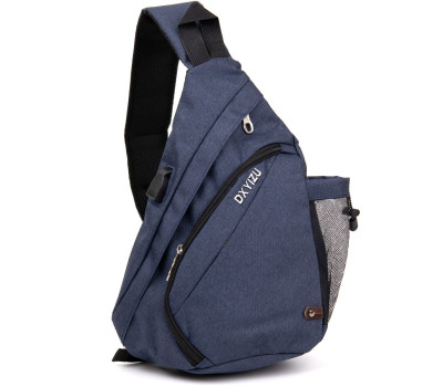Сумка унісекс через плече смарт текстильна Vintage 20551 Синя