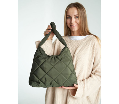 Женская сумка «Рут» оливковый кубик WeLassie