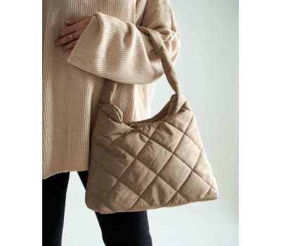 Женская сумка «Рут» бежевый кубик WeLassie