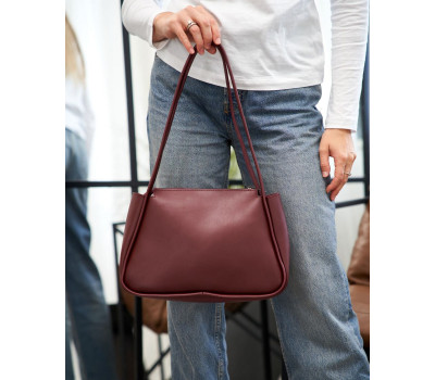 Стильна жіноча сумочка «Крісті»  бордова WeLassie