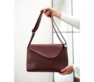 Жіноча сумка «Рейчел» бордова WeLassie