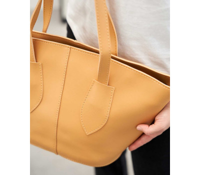 Стильна жіноча сумочка «Марта» жовта WeLassie