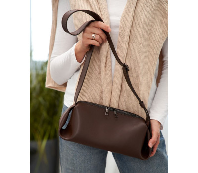 Сумка жіноча «Мей» шоколадна WeLassie