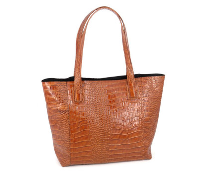 Сумка шкіряна жіноча s030214-ginger кайман руда