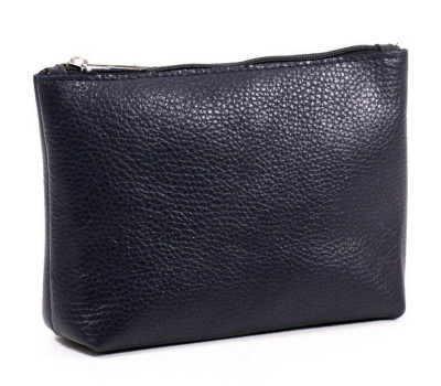 Жіноча косметичка шкіряна CB010104-temno-sinjaja темно-синя