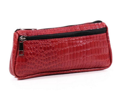 Жіноча косметичка шкіряна CB020203-krasnaja кайман Червона