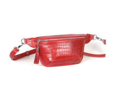 Поясна сумка жіноча WB010203-red кайман Червона